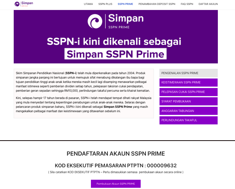 Program Anakku Sejahtera RM100 Kedah Masuk Ke SSPN PRIME 