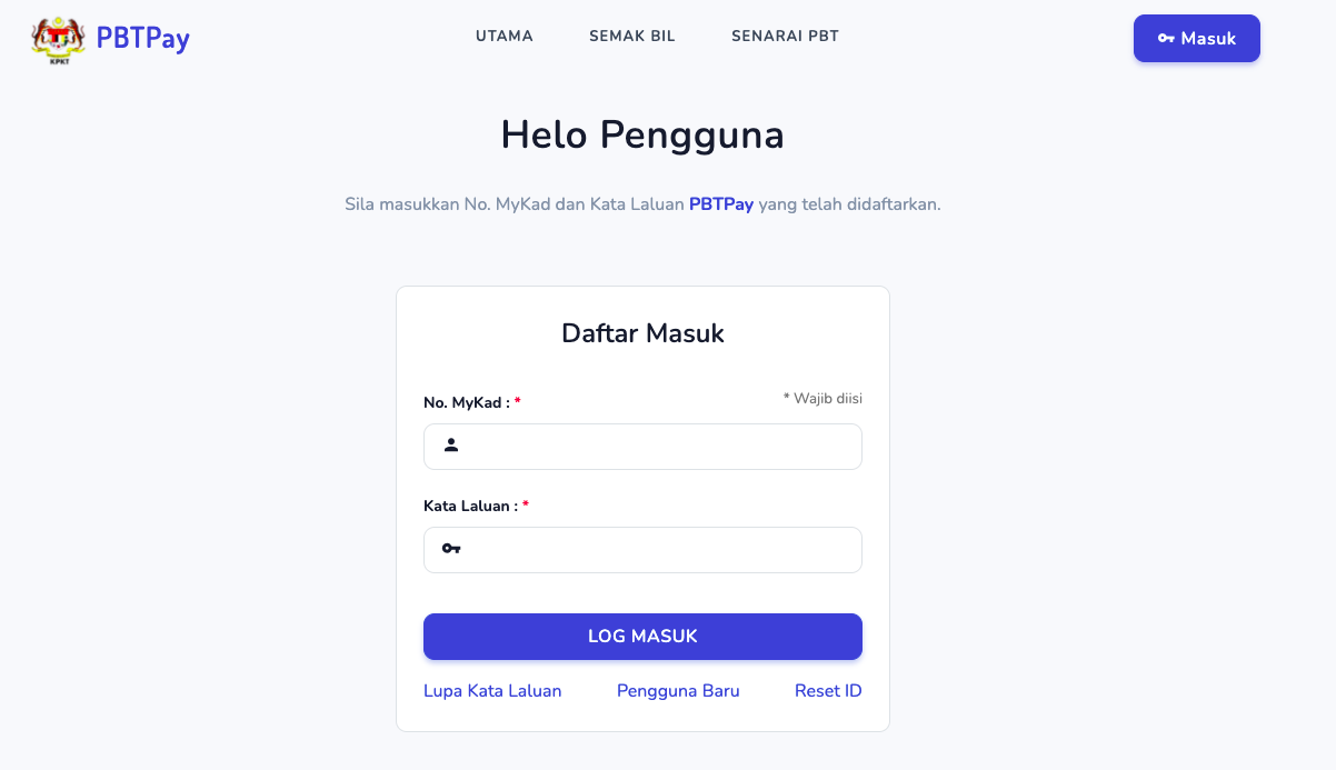 Bayar Cukai Taksiran, Kompaun, Lesen & Sewa Guna PBTPay. Tak Perlu Ke Kaunter Dah!