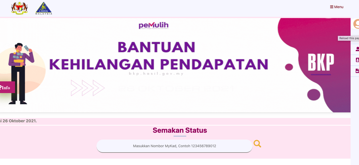Anda Dapat Tak RM500 One-Off Bantuan Kehilangan Pekerjaan (BKP)? Semak Guna Nombor IC Disini