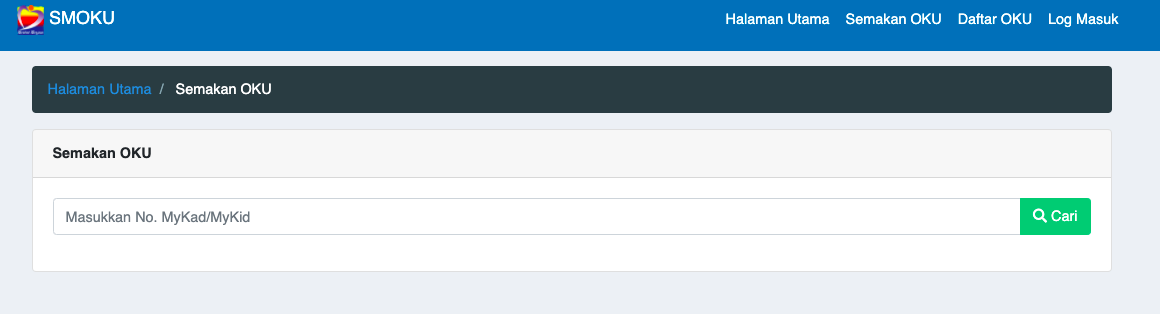 MyDaftar OKU, Pendaftaran Lebih Mudah & Dapat Kad OKU Digital