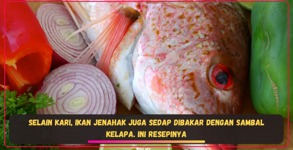 Selain Kari, Ikan Jenahak Juga Sedap Dibakar Dengan Sambal Kelapa. Ini Resepinya