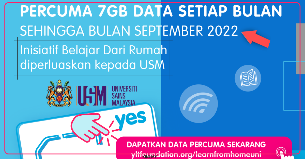 [YTL] LFH Program YES, 7GB Percuma Belajar Dari Rumah Kepada Mahasiswa USM