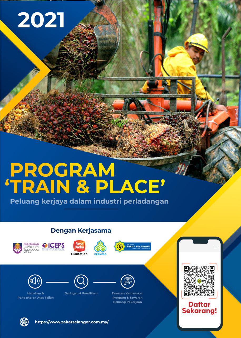 Cara Mohon Program Train & Place. Dapatkan Sijil Industri Sektor Perladangan & Penempatan Dengan Gaji RM1200, Daftar Disini