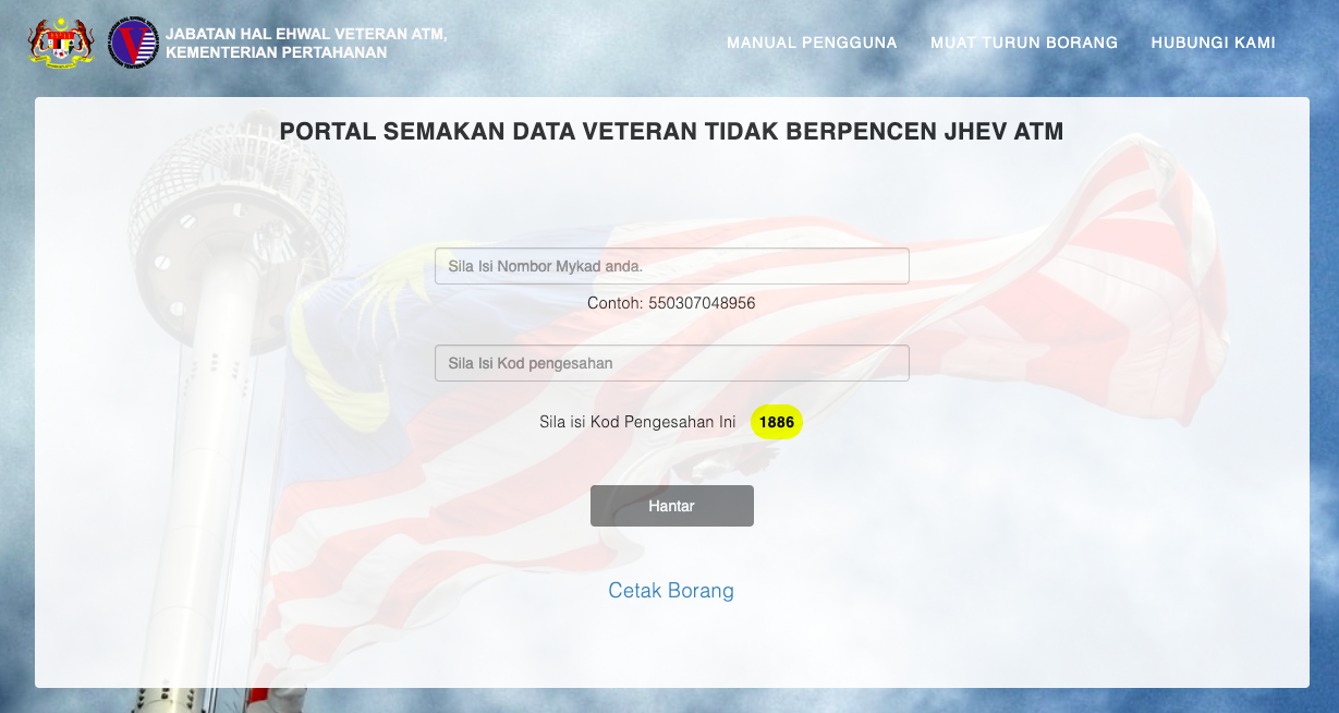 Veteran ATM Tidak Berpencen, Daftar Dengan JHEV Untuk Dapat BKK RM350