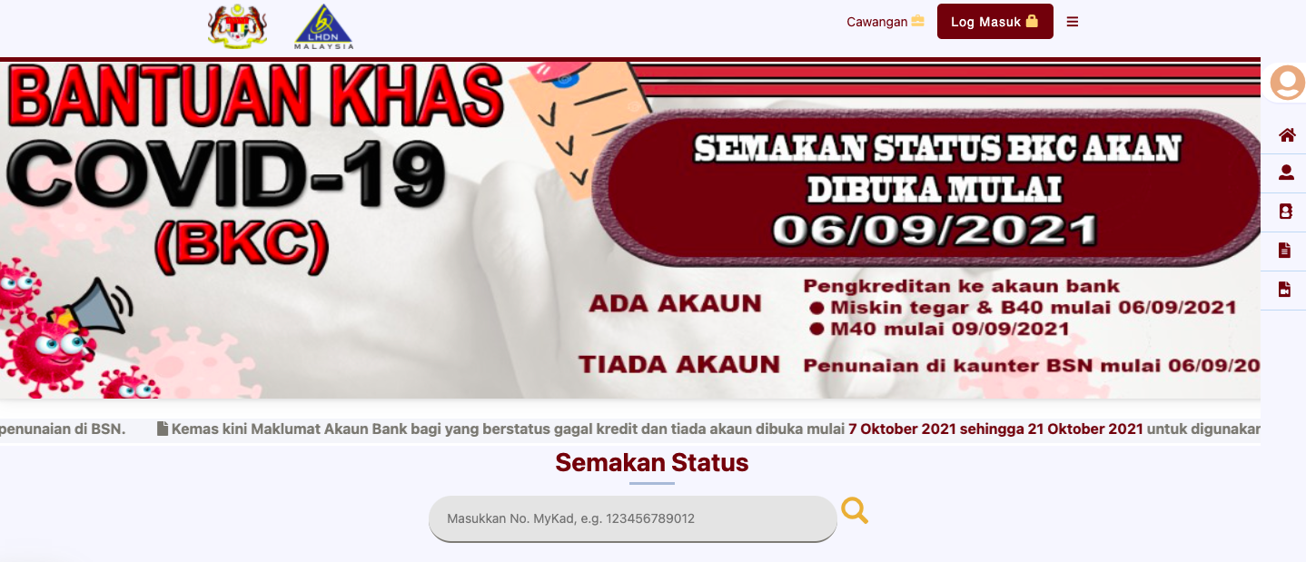 Bayaran BKC PEMULIH Fasa 2 Mulai 25 November 2021 Ini! Jangan Lupa Check Akaun Bank Anda Nanti Ya!