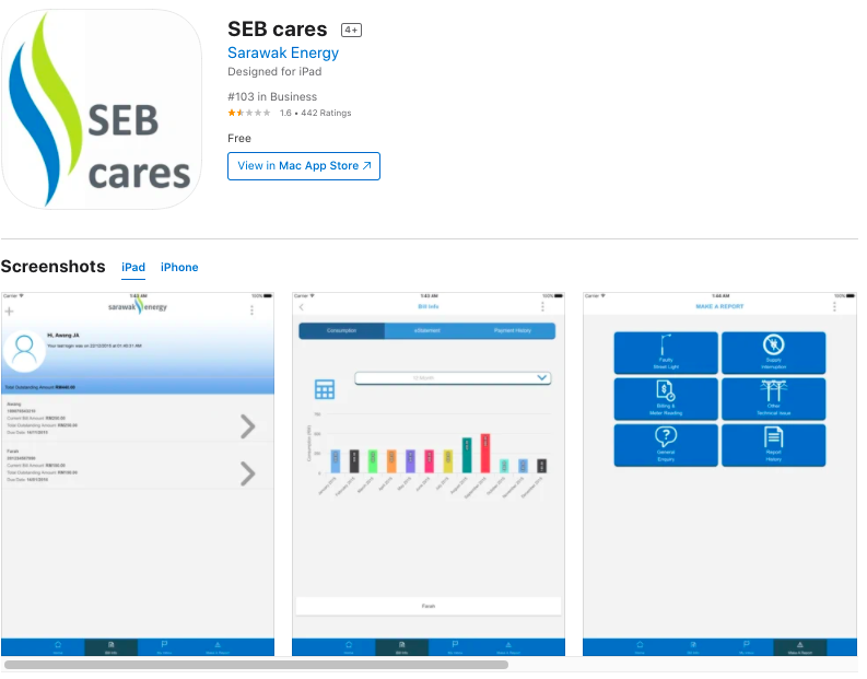 Orang Sarawak, Check Bil Elektrik SESCO Guna Apps SEB Cares Je!