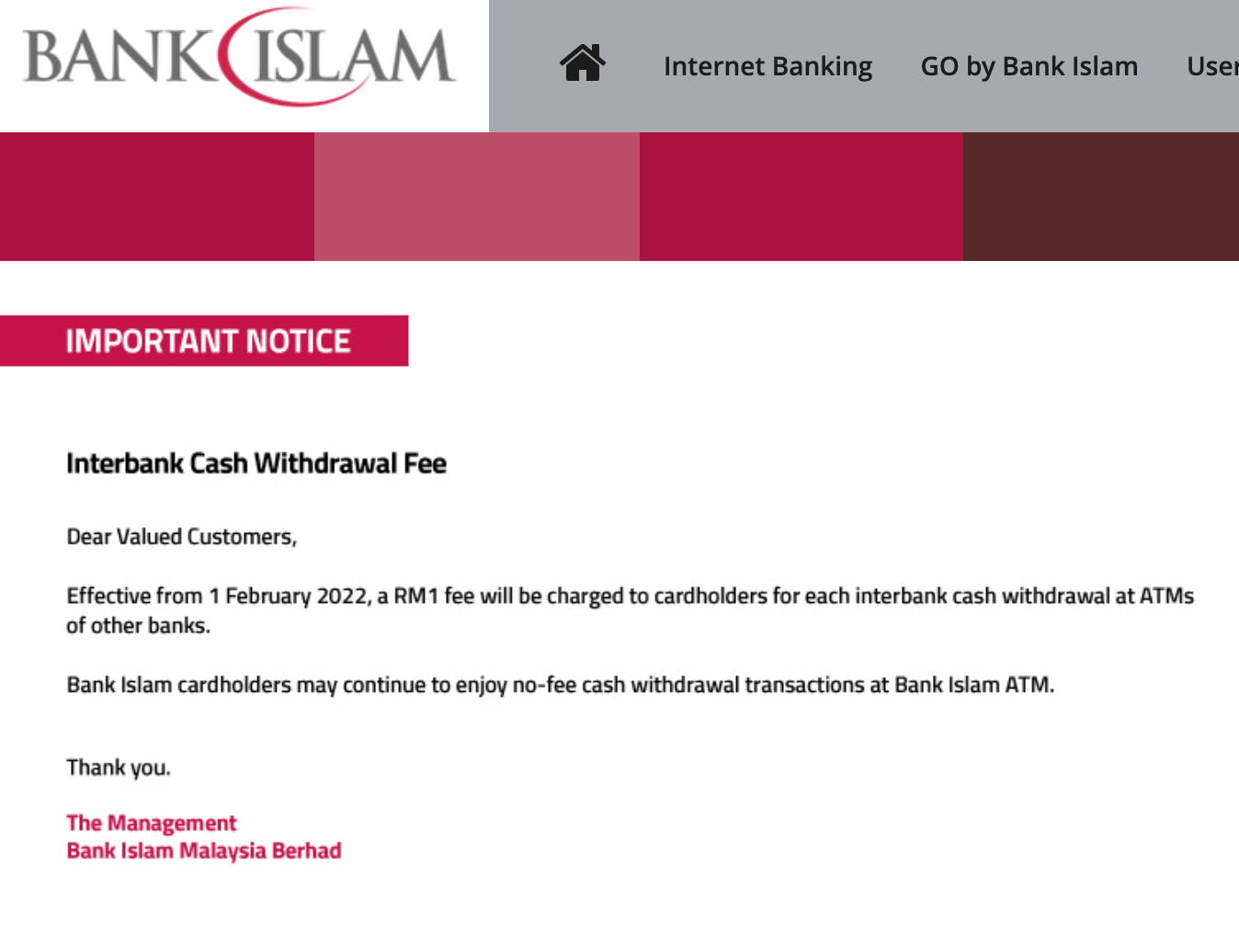 Caj Pengeluaran ATM Antarabank Dikuatkuasakan Mulai 2022. Ini Senarai Bank Yang Terlibat 