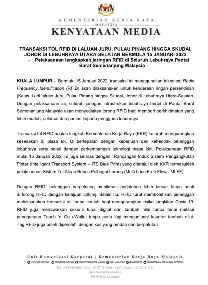 Isu RFID, Siapa Cakap TnG & SmartTag Tak Berguna Lagi? Ini Penjelasan PLUS!