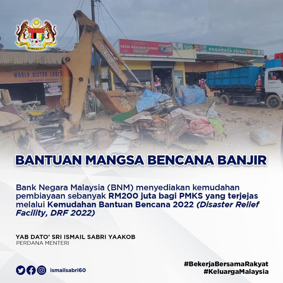 4 Inisiatif Bantuan Kerajaan Untuk Perusahaan Mikro, Kecil dan Sederhana (PMKS) Terkesan Banjir