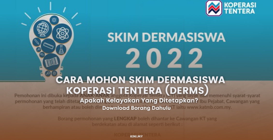 Cara Mohon Skim Dermasiswa Koperasi Tentera (DERMS), Semak Kelayakan Disini