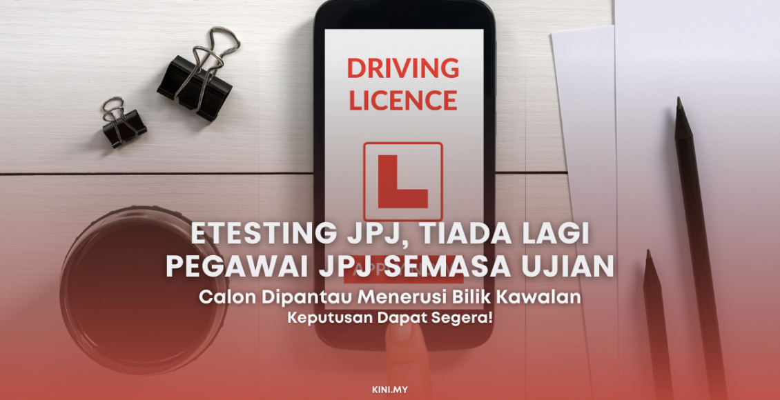 eTesting JPJ, Tiada Lagi Pegawai JPJ Semasa Ujian. Calon Dipantau Menerusi Bilik Kawalan
