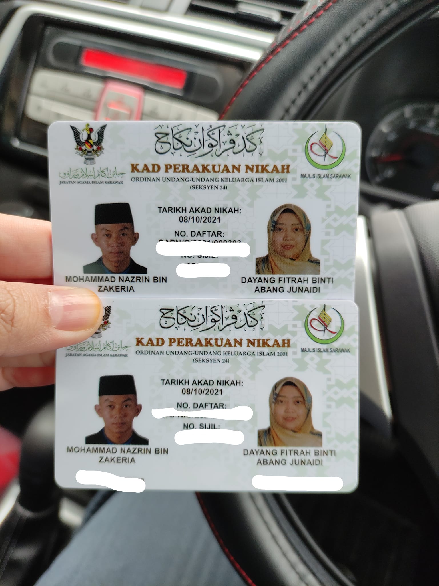 Cara Mohon Perakuan Kad Nikah Sarawak. Klik Je Secara Online, Tahu-Tahu Kad Dah Siap!