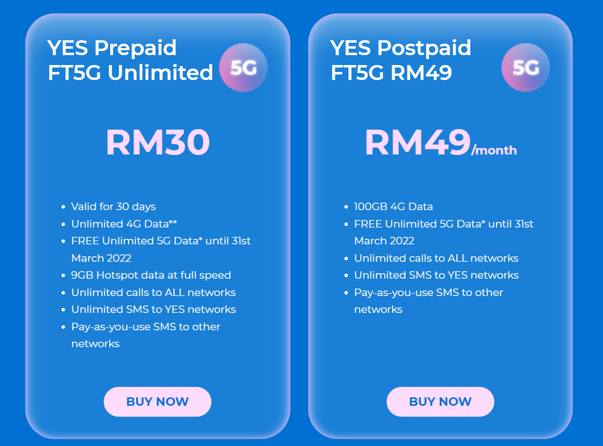 Dapatkan Pek SIM Yes 5G Percuma & Ini Cara Mohon. Lepas Tu Nikmati 5G Tanpa Had