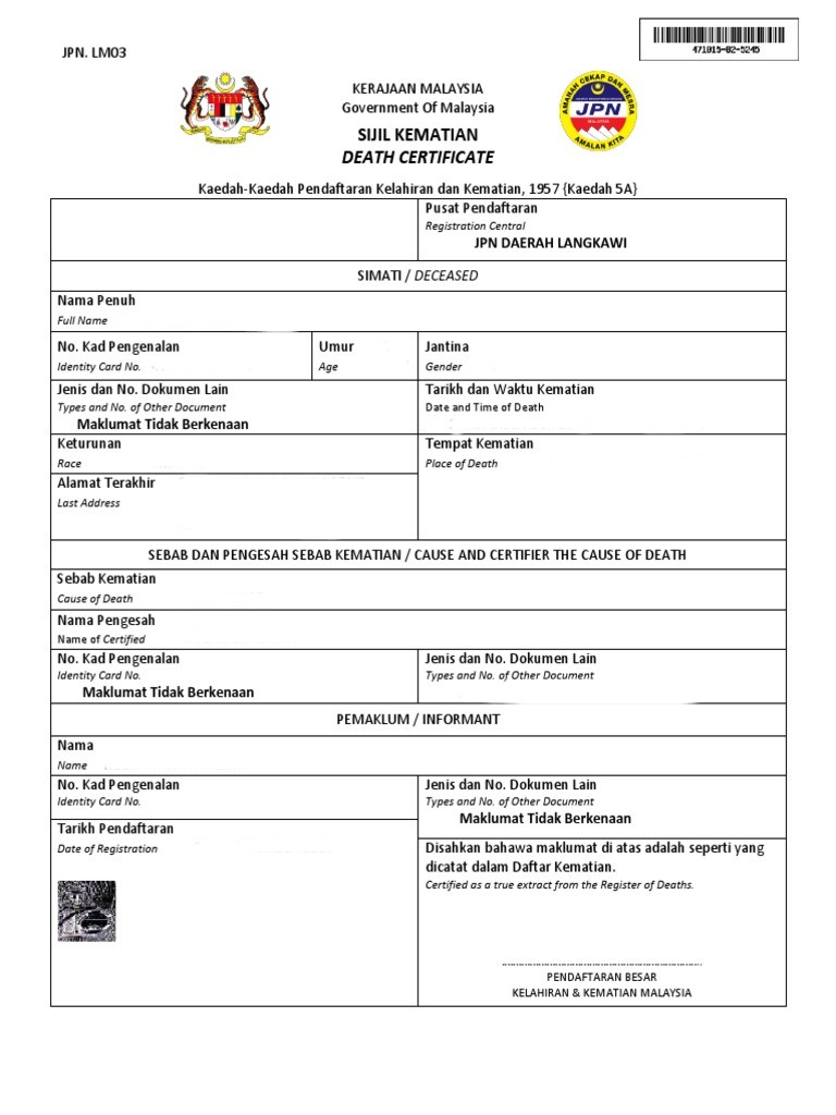 Kematian Ahli Keluarga? Sediakan Surat Kuasa Mentadbir Terlebih Dahulu Untuk Keluarkan Duit Si Mati