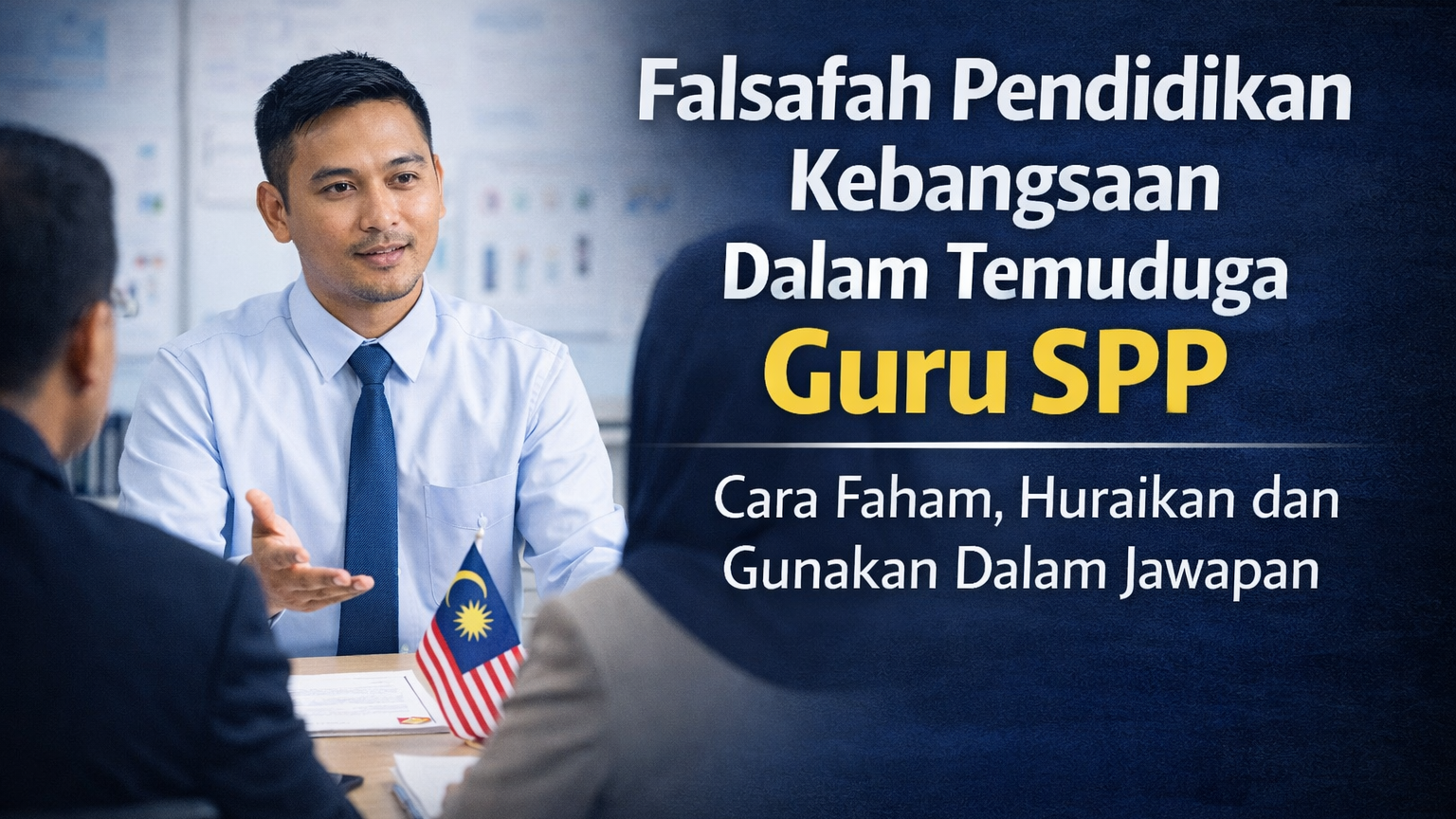 Falsafah Pendidikan Kebangsaan Dalam Temuduga Guru SPP: Cara Faham, Huraikan dan Gunakan Dalam Jawapan
